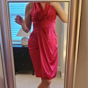 Evan Picone Hot Pink Cocktail Dress